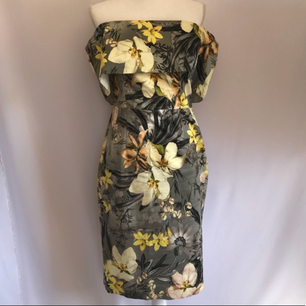 ASOS Off-Shoulder Floral Dress